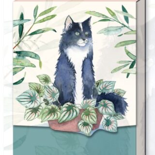 Pocket Notebook - Houseplant Black Cat