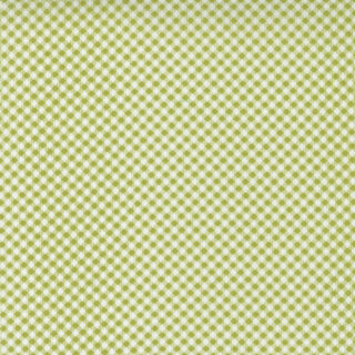 Beautiful Day - lime small gingham check moda fabrics by Corey Yoder