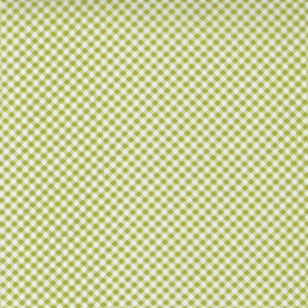 Beautiful Day - lime small gingham check moda fabrics by Corey Yoder
